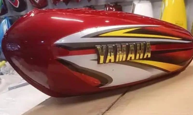 Yamaha 2 stroke Yamaha 4 stroke Yamaha junoon fule tank side cover 14