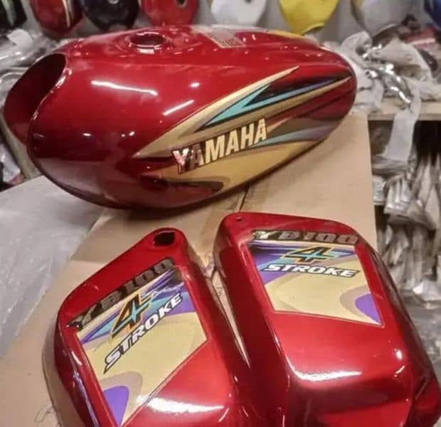 Yamaha 2 stroke Yamaha 4 stroke Yamaha junoon fule tank side cover 16