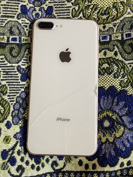 i Phone 8+ PTA Approved 78%battery 64Gb Back Break Only 1
