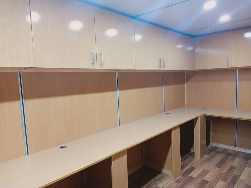 prefab cabin office container shipping container worstations porta 4