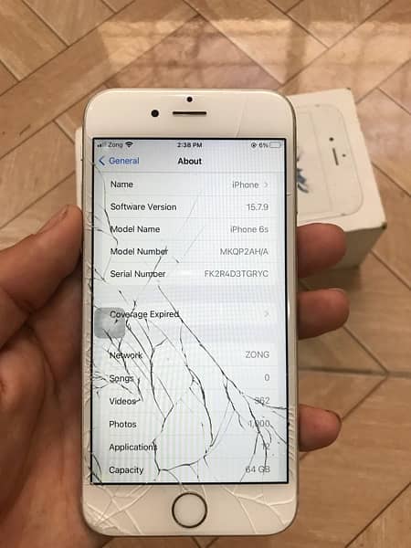iphone 6s 64 gb with box 7