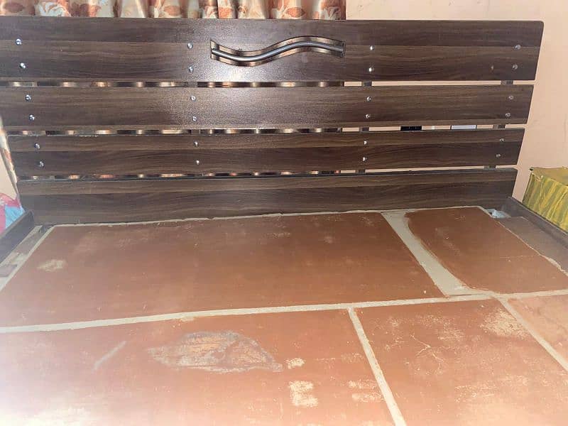 wooden bed (need small repairing) 0