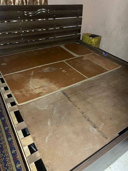wooden bed (need small repairing) 1