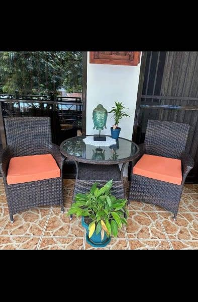 outdoor rattan furniture mention price single chair 1