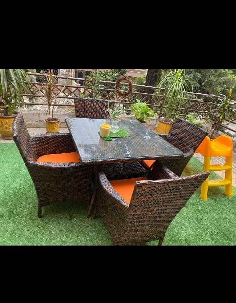 outdoor rattan furniture mention price single chair 2
