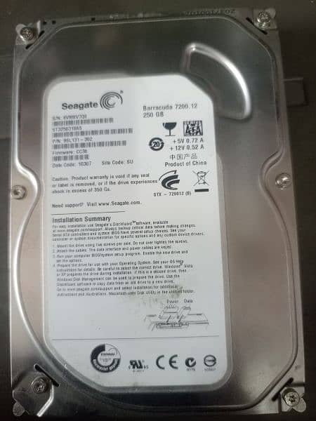 250 gb hard disk seagate 100 percent ok 5