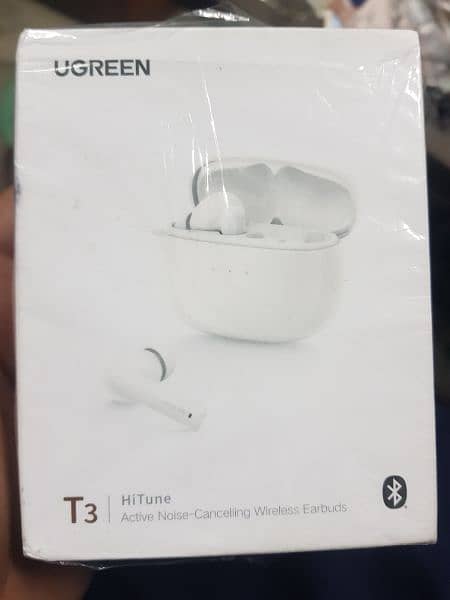 Ugreen HiTune T3 Active Noise-Cancelling wireless Earbuds New pin pack 3