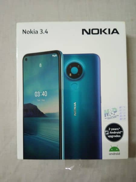 Nokia 3.4 4/64 Gb Official Pta Approved Dual Sim With Box 1