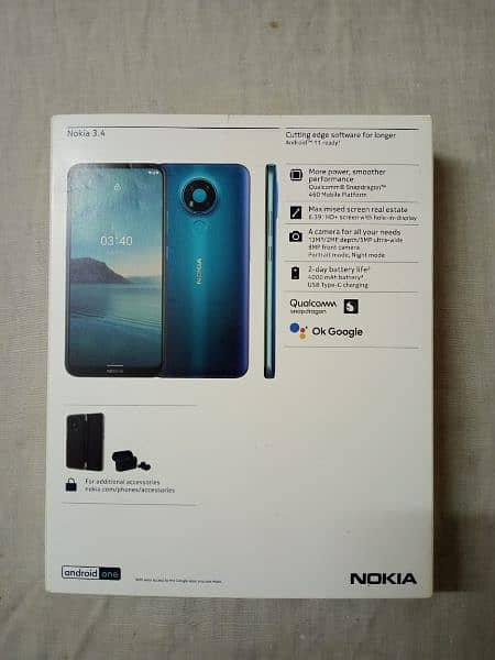Nokia 3.4 4/64 Gb Official Pta Approved Dual Sim With Box 2