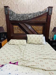 King Bed Set fully chinioti wood