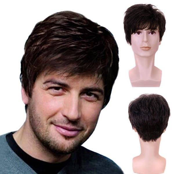 Men wig imported quality _hair patch _hair unit. 03081964955. 2