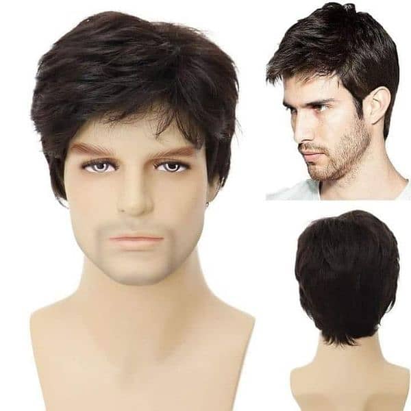 Men wig imported quality _hair patch _hair unit. 03081964955. 4