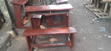 school desk size 3ft keeker wood polish kia sath
