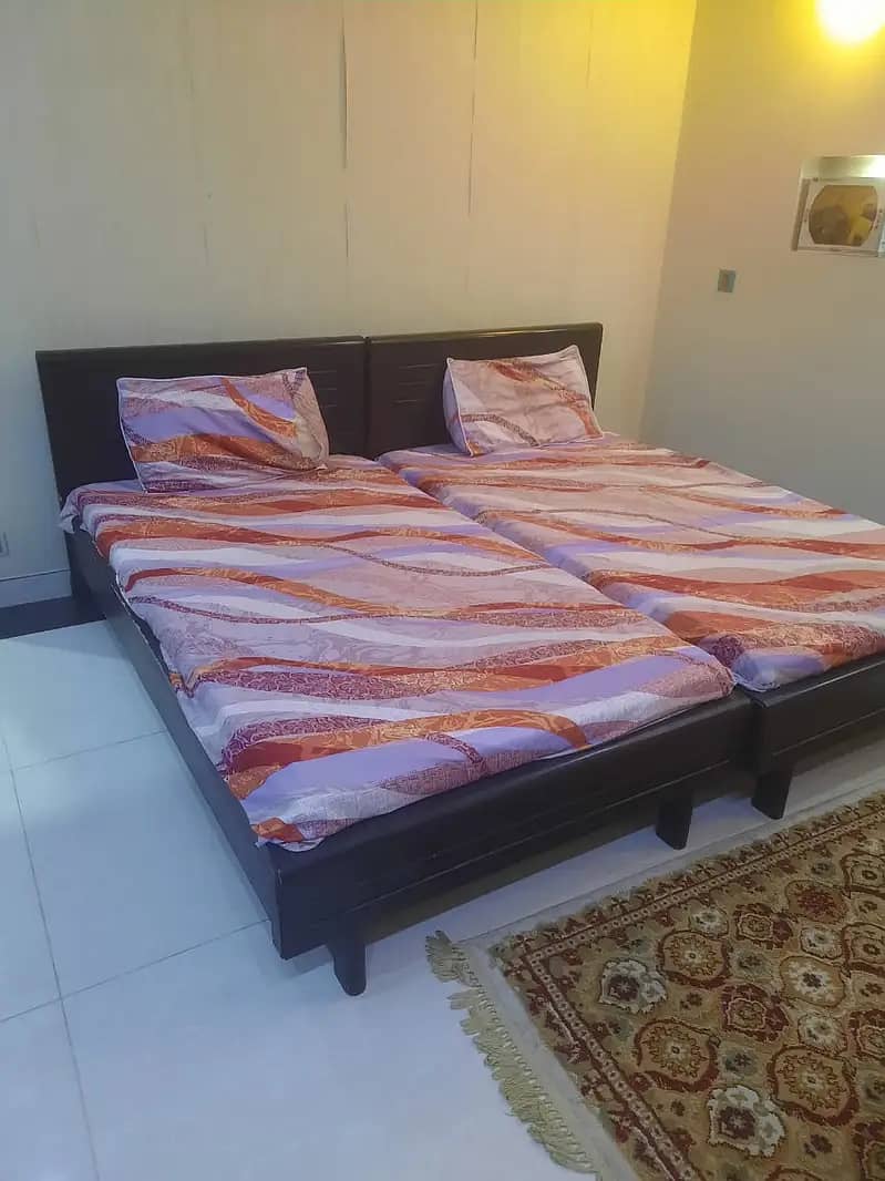 Double bed / Single bed/  Wooden bed/  king size bed / furniture 6
