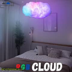 RGB cotton cloud night lamp remote controlled 0