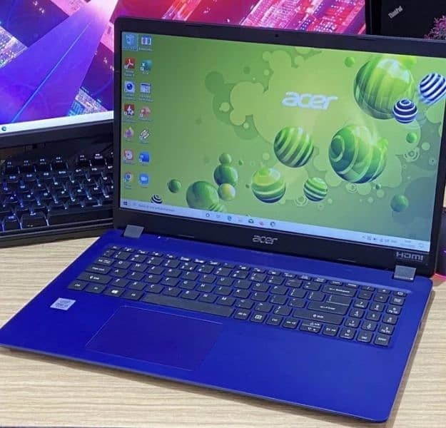 Acer Laptop 10th Generation (Ram 8GB + SSD 256GB) Blue Color with Box 0