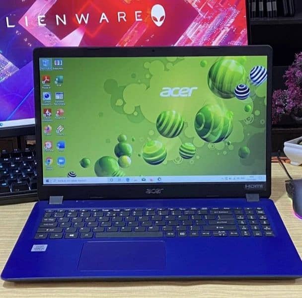 Acer Laptop 10th Generation (Ram 8GB + SSD 256GB) Blue Color with Box 1