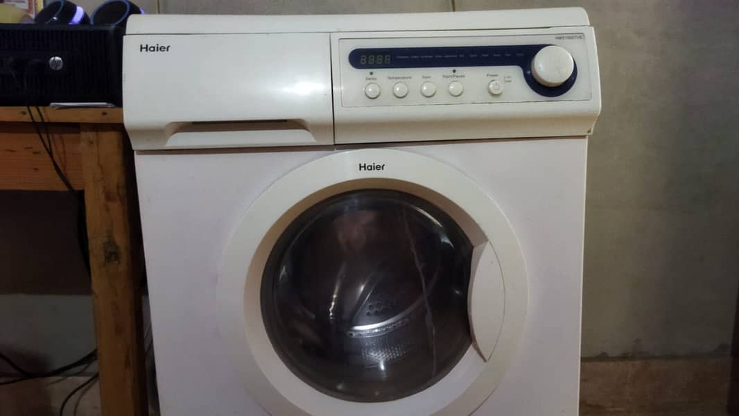 Haier front loader automatic washing machine 0