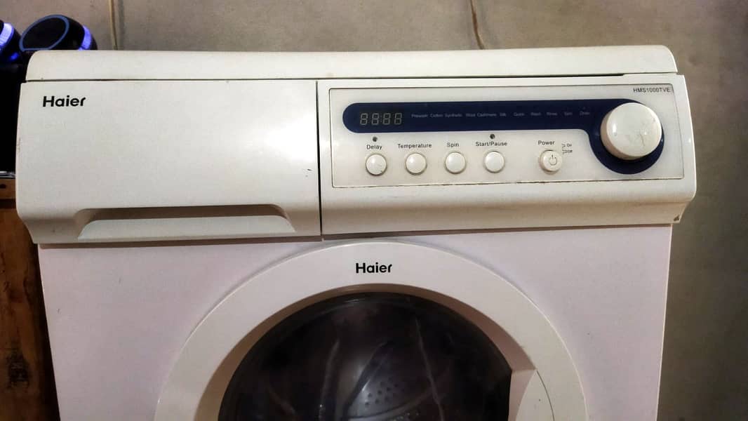 Haier front loader automatic washing machine 1