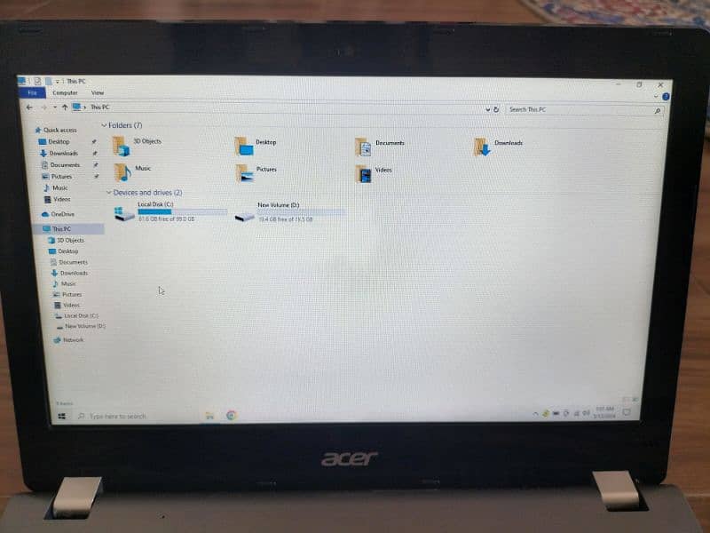 Acer | 128GB SSD | 4GB RAM | Windows 10  | Chromebook 3