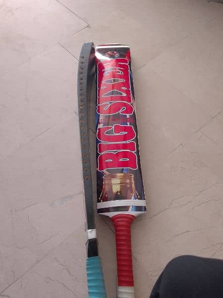original cricket bat BIG SIXER rawlaghoot wood bat 100% handle granite 0