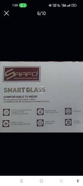 Clear Voice Saafo Smart Glasses SG0015 Bluetooth Connection. 3