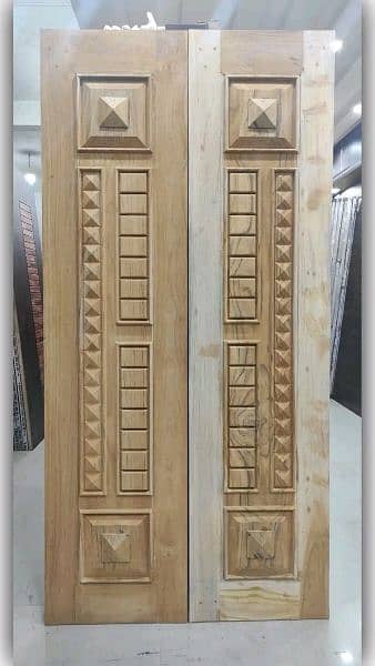 Cnc designed Wooden doors 0