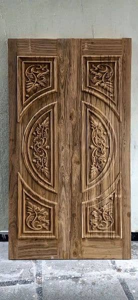 Cnc designed Wooden doors 1