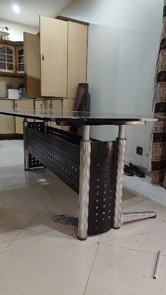 steel frame dinning table 1