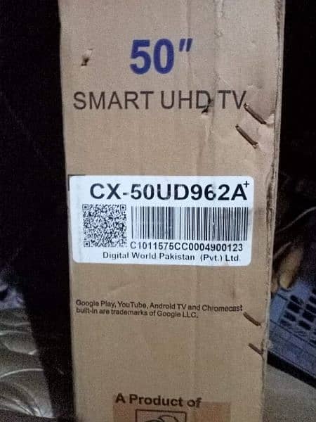 Ecostar 50" Android Led CX 50UD962 4