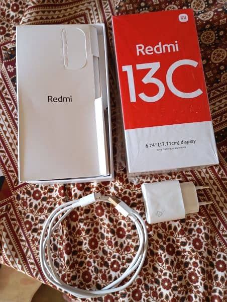 redmi 13c  6+128  1day used only 5