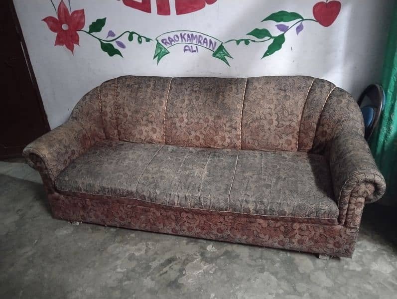 used bed sofa set almari for sell 4
