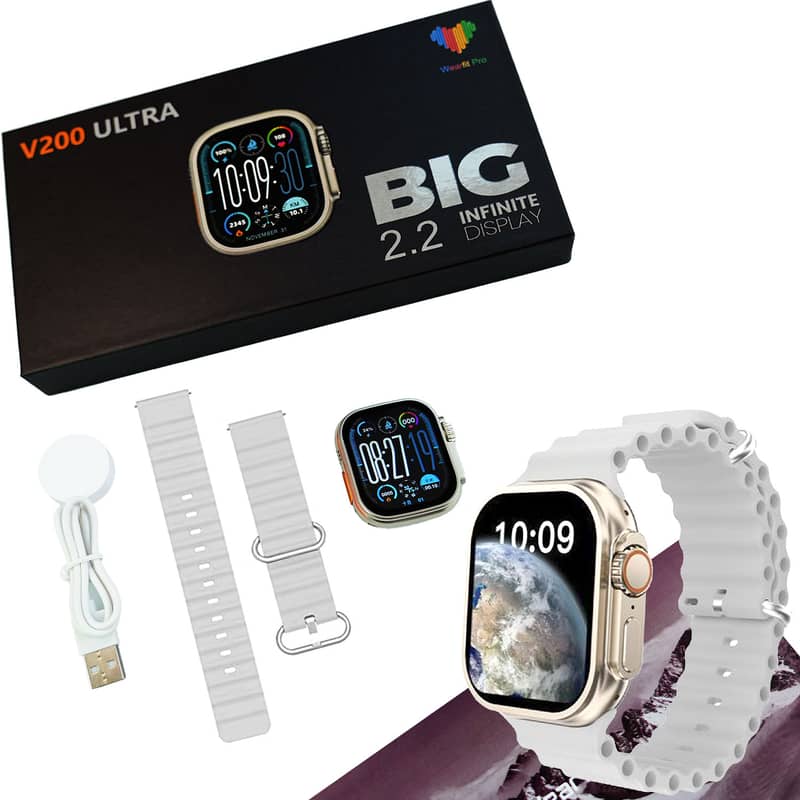 T900 Ultra 2 Series 9 2.19 Inch Screen Laxasfit Smart Watch Orange 5