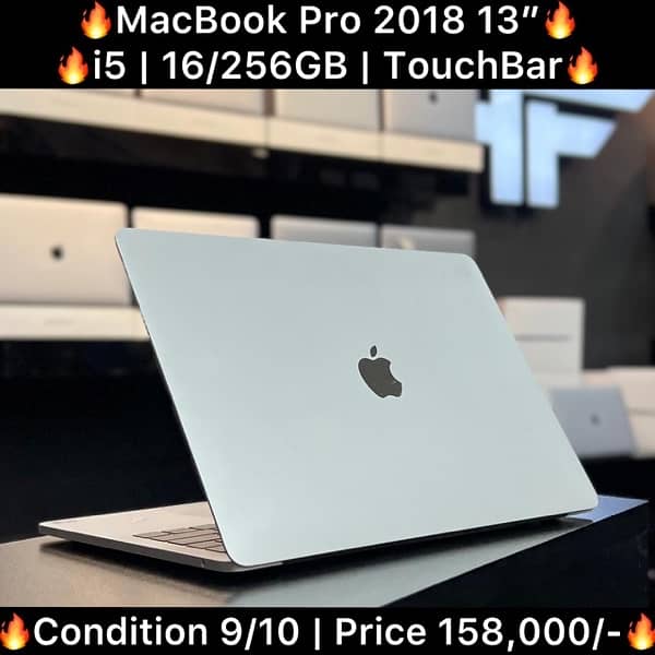MacBook Pro 2018 256GB 16GB Intel Core i5 13 Inch 2016 2019 0