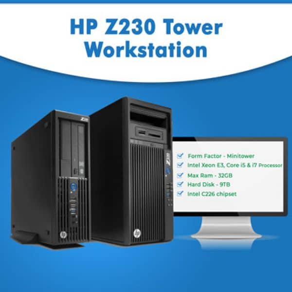 Hp z230 workstation pc i5 4th genration 2