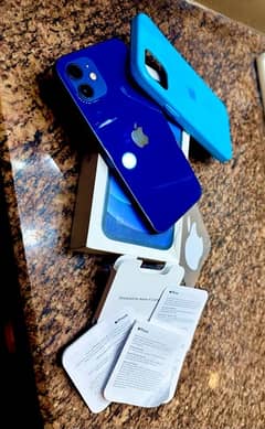 Apple iPhone 12 128GB Blue Colour Like New! [Pta Approved Dual Sims]