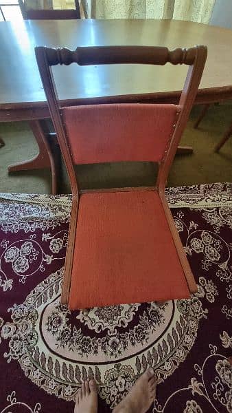 Dining table with six chairs urgent sale 5