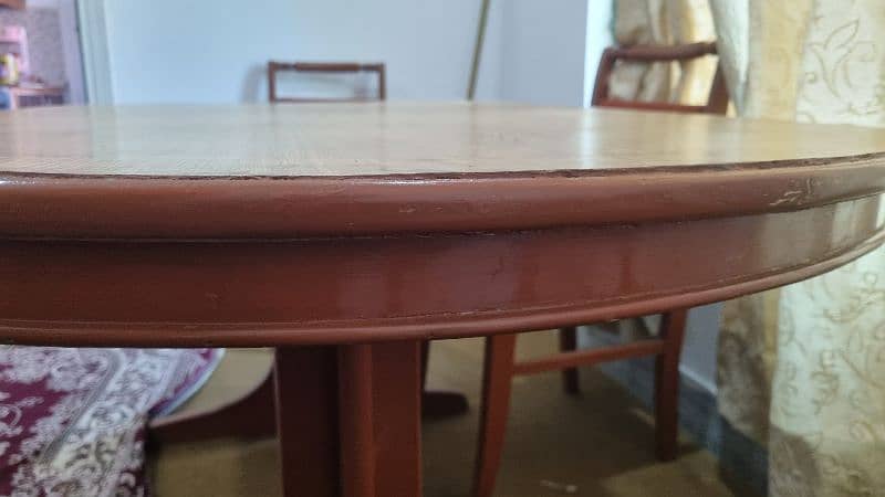 Dining table with six chairs urgent sale 7