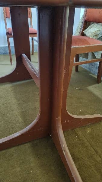 Dining table with six chairs urgent sale 10