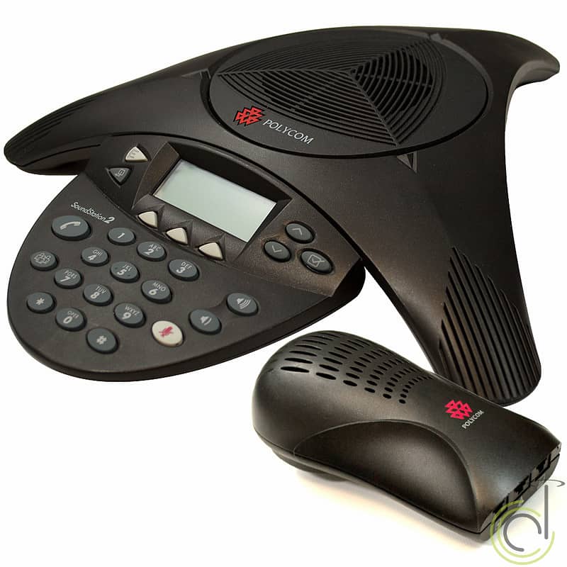 Polycom SoundStation 2 Non-Expandable Analog Conference Phone 1