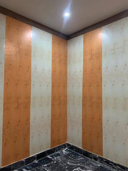 wallpaper wall paling, vinyle flooring, Wooden flooring. 13