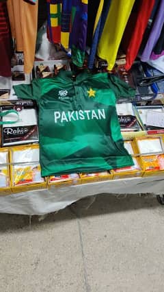 Pakistan t20 world cup 2024 jersey in half sleeve available
