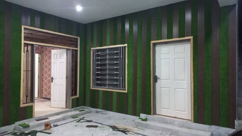 kitchen cabinets/epoxy floor/wooden work/vinyl flooring/wall molding/g 16