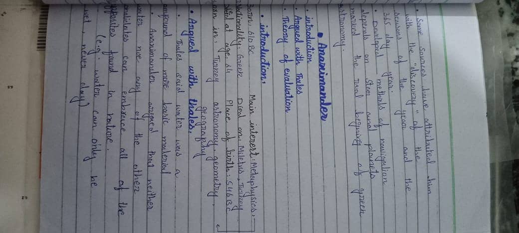 hand written assignment work 4