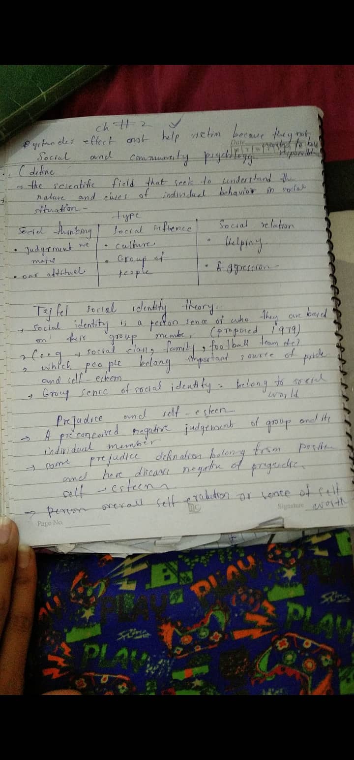 Handwriting assignment worker 1