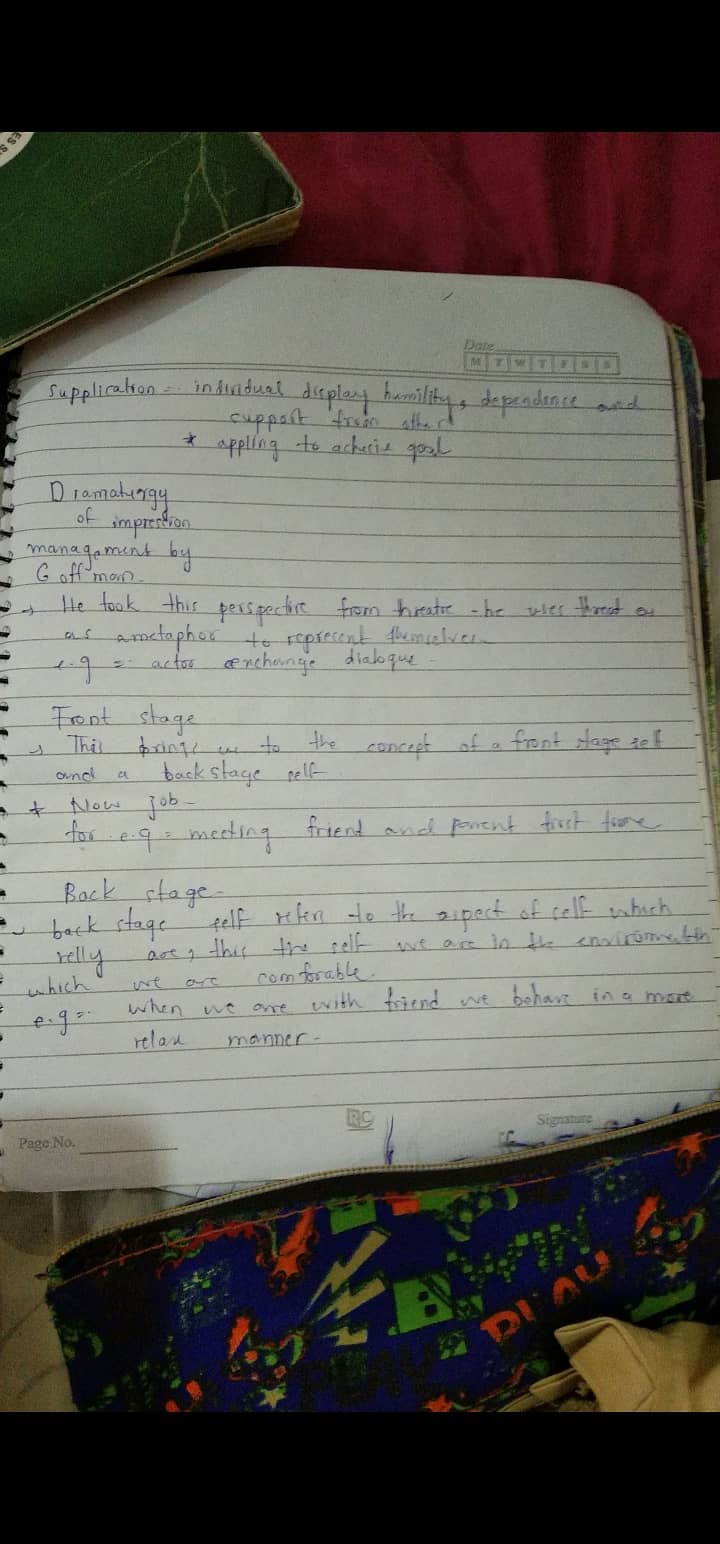 Handwriting assignment worker 3