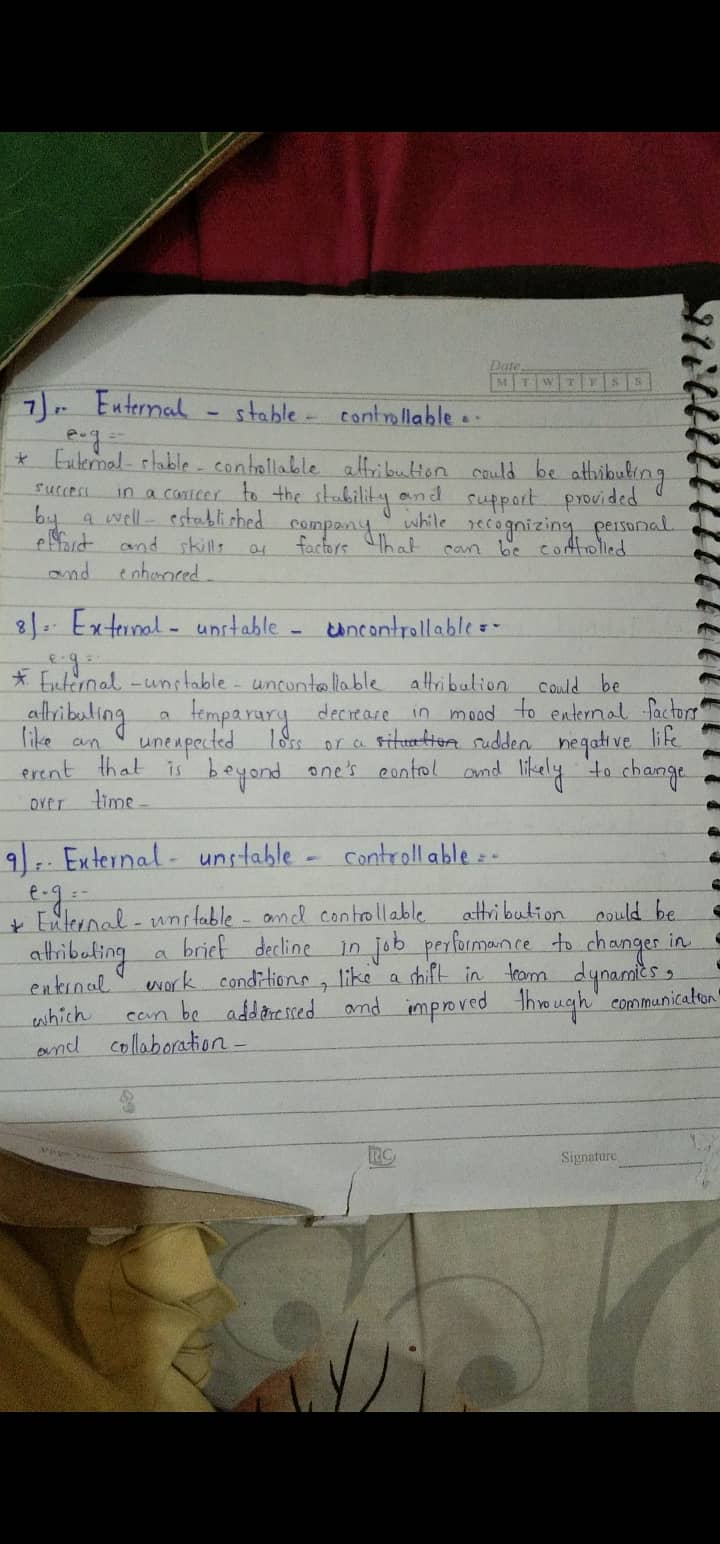 Handwriting assignment worker 9