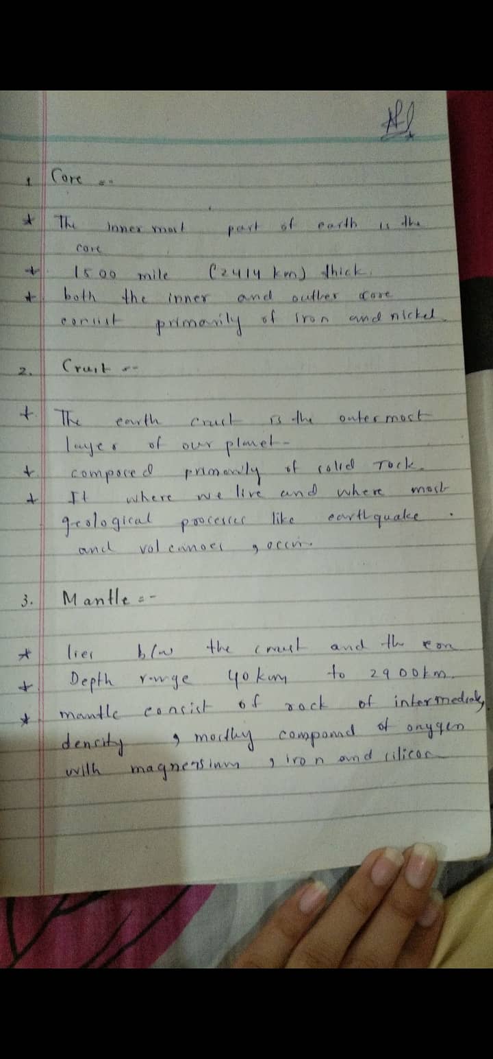 Handwriting assignment worker 17