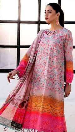 Woman lawn dress nishar
