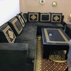 sofa and table